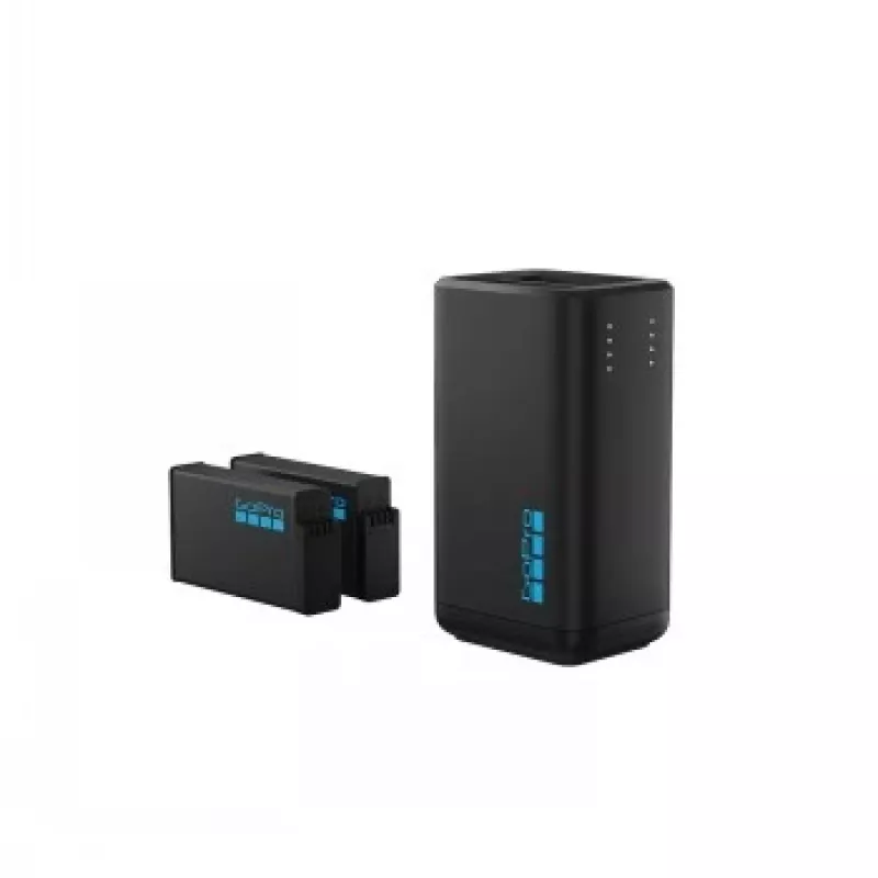 Camera-accuoplader GoPro MAX2 Dual Battery Charger met 2 accu's
