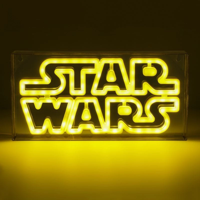 LED-neonlamp Paladone Star Wars design PP13123SW — decoratief LED-bord voor muur of plank