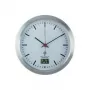 Wandklok Renkforce E1003R — 17 cm diameter, zilveren oppervlak