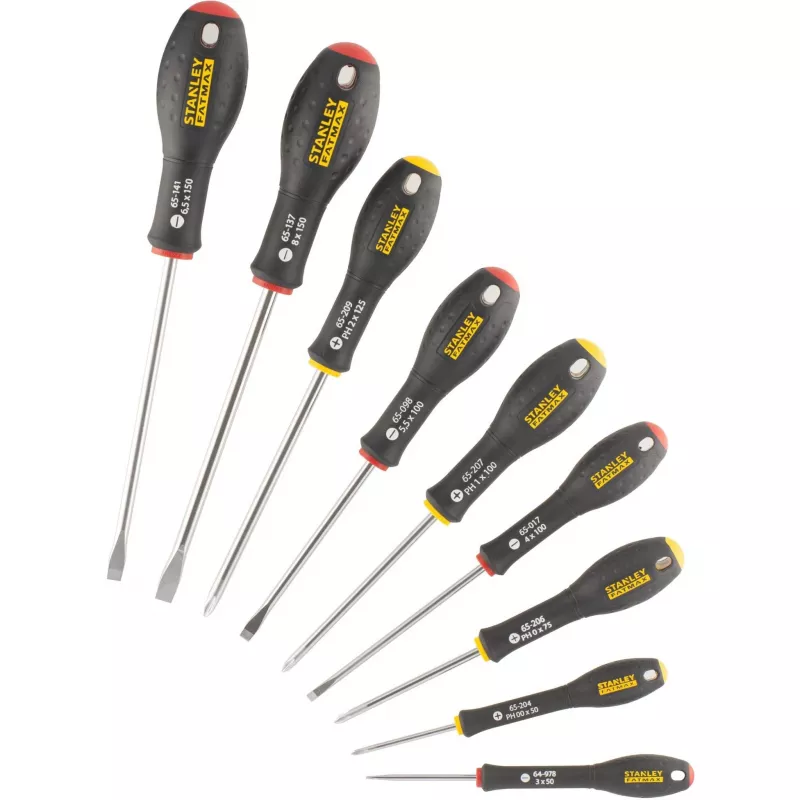 Handschroevendraaierset STANLEY FATMAX FMHT65439-0 — platte schroevendraaiers, verschillende maten