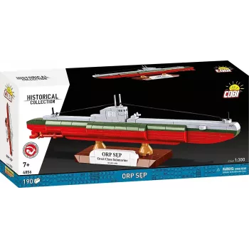 Plastic modelbouwpakket Cobi Poolse onderzeeboot ORP Sęp schaal 1:300 (COBI-4856)