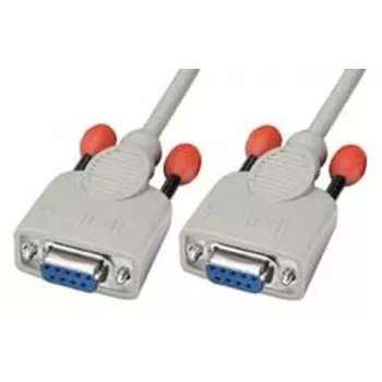 Lindy 3m nullmodemkabel seriële kabel wit 9-polig D-Sub