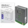Qoltec, solar MPPT-laadregelaar met temperatuursensor 20A 12V/24V display LCD 2 X USB