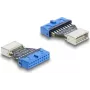 DELOCK adapter USB 5 Gbps 20-pins header (female) naar USB-B 5Gbps