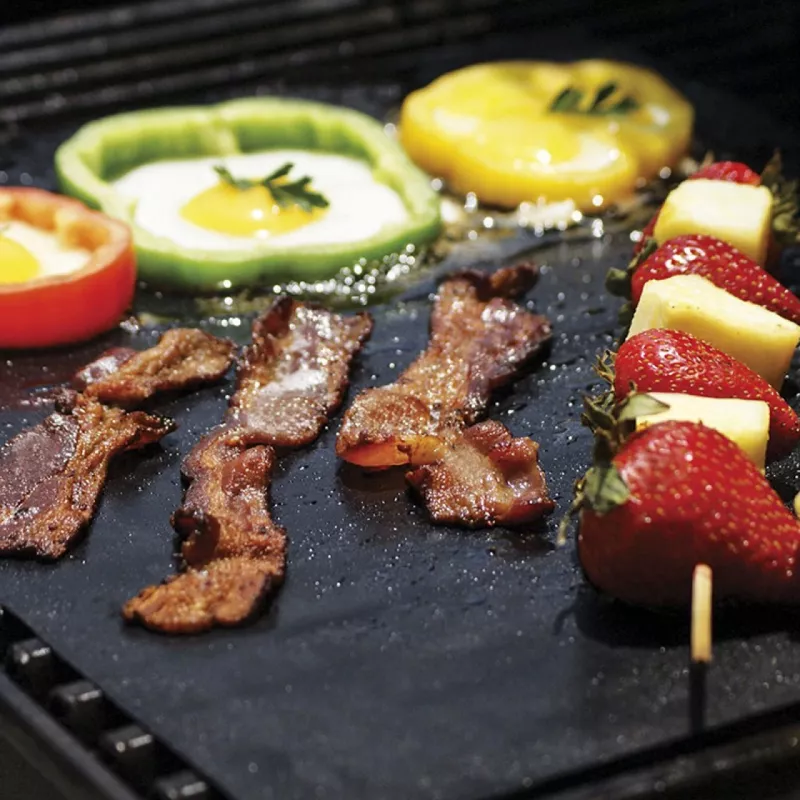 Teflon BBQ-grillmat 2-pack Extralink, 30 x 44 cm