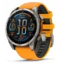 Garmin Fenix 8 3,56 cm (1,4) AMOLED 51 mm digitaal 454 x 454 pixel touchscreen titanium wifi GPS (satelliet)