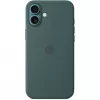 Apple iPhone 16 Plus siliconen case met MagSafe – zeegroen