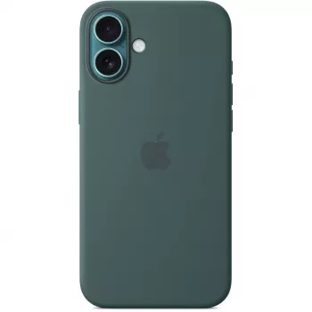 Apple iPhone 16 Plus siliconen case met MagSafe – zeegroen