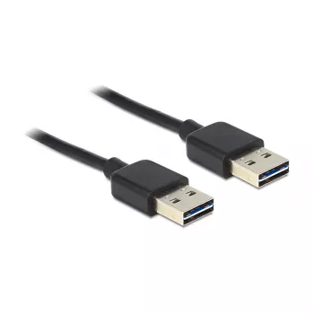 USB-kabel DeLOCK 1m USB 2.0 A zwart