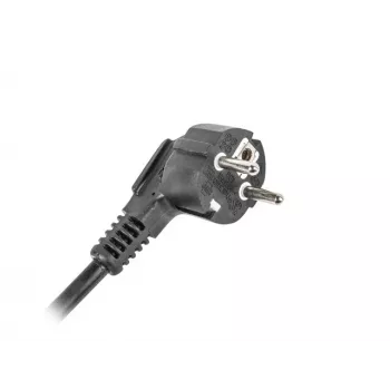 Lanberg PDU-03F-0200-BK stroomverdelereenheid (PDU) 1U zwart 3 AC-uitgangen (PDU-03E-0200-IEC-BK)