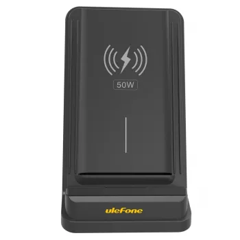 UleFone indoor-smartphone-oplader WCS01 – 50 W USB Type-C, draadloos snelladen, zwart