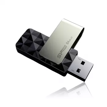 Silicon Power Blaze B30 USB-stick 64 GB USB Type-A 3.0 (3.1 Gen 1) zwart