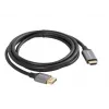 Lanberg CA-DPHD-20CU-0018-BK videokabel-adapter 1,8 m DisplayPort HDMI type A (standaard) zwart, zilver
