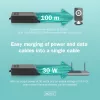 Digitus Gigabit Ethernet PoE+ injector 802.3at 30 W zwart