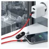 USB-kabel RealPower MagneticCharge2 1 m rood snel opladen gegevensoverdracht
