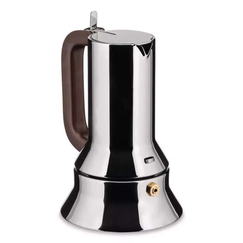 Alessi 9090/3 mokapot, 3 kopjes, voor inductie, roestvrij staal