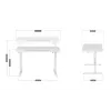 Elektrisch bureau MA-Leader 8.2 wit