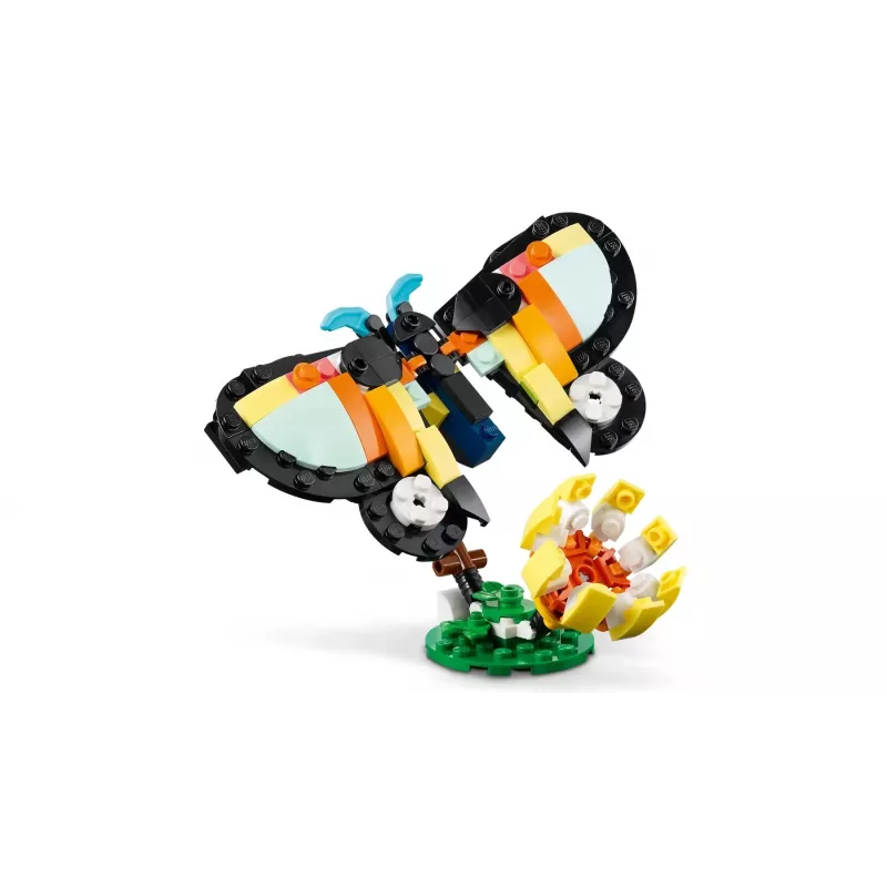 Bouwspeelgoed LEGO Creator 3-in-1 wilde dieren tropische toekan set 31173