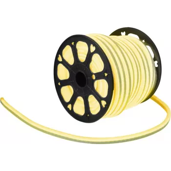 LED Neon Flex 230V EUROLITE slank geel 100cm — flexibele LED-lichtstrip, 230V, 1 m