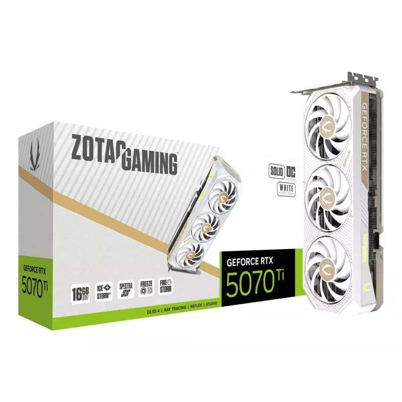 ZOTAC GAMING GeForce RTX 5070 Ti SOLID CORE OC 16GB GDDR7 grafische kaart
