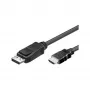Good Connections HDMI 5 m, 5 m, HDMI, DisplayPort, stekker, stekker, zwart