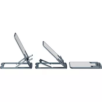 Passieve houder Inter-Tech MTS-100 mobiele telefoon smartphone tablet UMPC grijs titanium