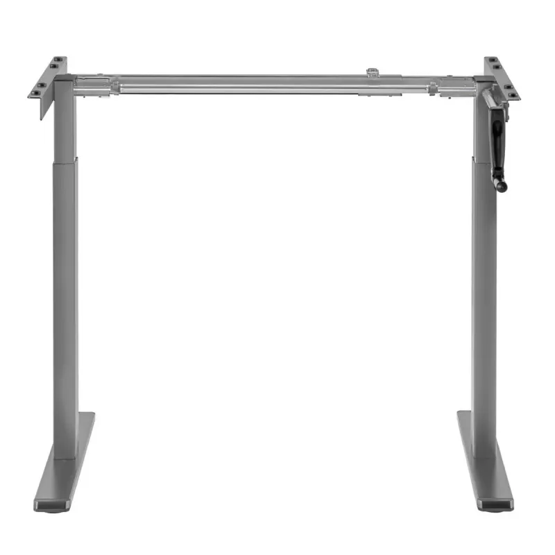Handmatig in hoogte verstelbaar bureau MACLEAN MC-790NG — max. belasting 60 kg, max. hoogte 120 cm