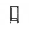 Vrijstaand rack LANBERG OR01-6822-B 22U, 600 mm B x 800 mm D, zwart, 600 kg draagvermogen