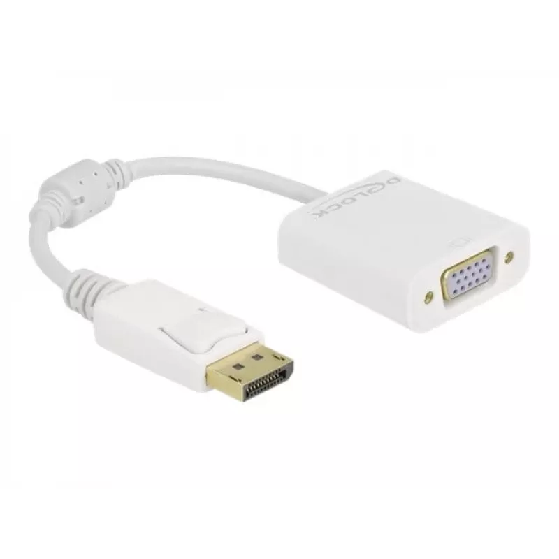 Adapter DisplayPort 1.2 stekker naar VGA bus DeLOCK 61007