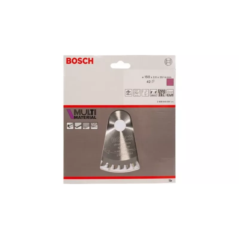 Cirkelzaagbladen Bosch Multi Material 2608640503 dikte 1,8 mm