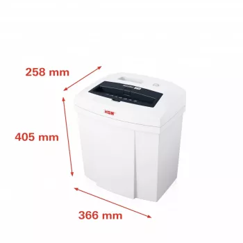 Papiervernietiger HSM SECURIO C14 strokenversnippering 22,6 cm wit