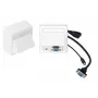Vivolink WI221192 stopcontactmodule HDMI + VGA + 3,5 mm wit