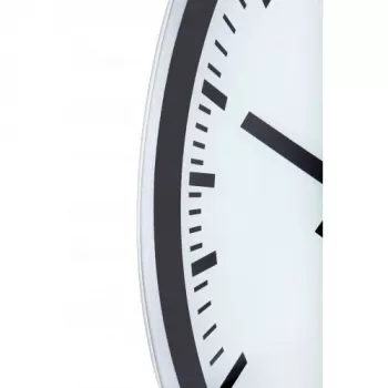 NeXtime klok 3031 Magic - Stripe, 25x35,2 cm, wand, wit