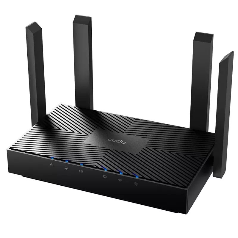 Cudy WR3000 draadloze router Gigabit Ethernet dualband (2,4 GHz / 5 GHz) zwart