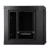 EXTRALINK LITE 6U 530X400 wandmontage-rackkast zwart met legbord