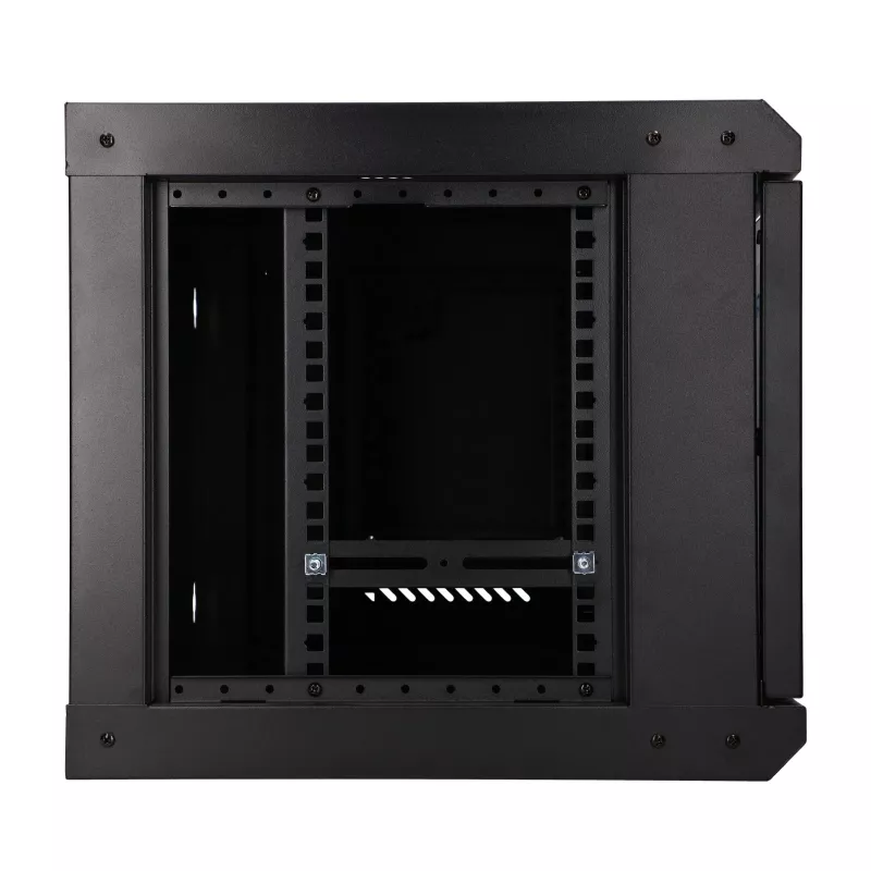 EXTRALINK LITE 6U 530X400 wandmontage-rackkast zwart met legbord