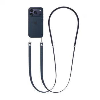 Draagriem Apple Crossbody Strap blauw — lengte 2,08 m, rPET en roestvrij staal