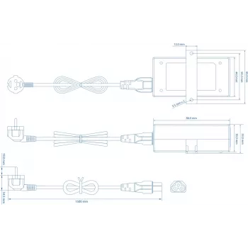 PoE-injector TELTONIKA PR324EUB 24W PoE Power Injector voor één Ethernet-apparaat