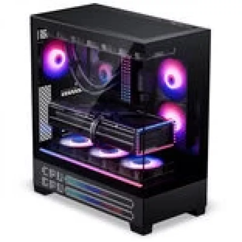 PHANTEKS XT View Matrix pc-behuizing, midi-tower, E-ATX, gehard glas, Matrix LED - zwart (PH-XT523VM1_DBK01)