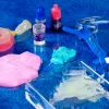 Wetenschapsbouwpakket Liscianigiochi Crazy Science slijm in het donker 304-PL89239 — experimenteerset met in het donker oplichtend slijm