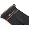 Thermaltake AC-058-CO1OTN-C1 PCIe 4.0 x16 riser-verlengkabel, 0,3 m, zwart