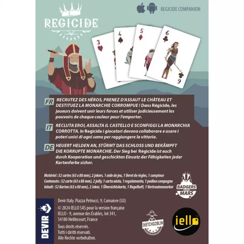Regicide, kaartspel