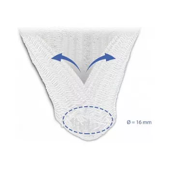 Gevlochten slang DeLOCK 20814 10 m x 16 mm wit
