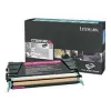 Lexmark - tonercartridge - hoge capaciteit - 1 x magenta - 10000 pagina's - LRP / LCCP (0C736H1MG)