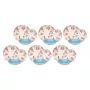Tafelservies Rose&Tulipani R18400TA18 voor 6 personen, 18-delige porseleinen set