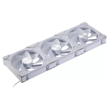 Phanteks D30-140 140mm wit PWM behuizingsventilator 3-pack — 140x30 mm, 250–1800 U/min, FDB