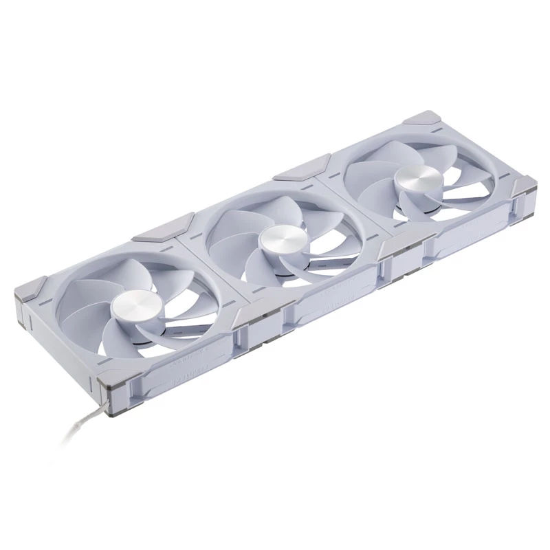Phanteks D30-140 140mm wit PWM behuizingsventilator 3-pack — 140x30 mm, 250–1800 U/min, FDB