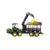 Bruder John Deere 1210E Forwarder met grijper