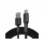 USB 2.0-kabel Green Cell KABGC20 — USB A naar Micro-USB B, 1,2 m, zwart