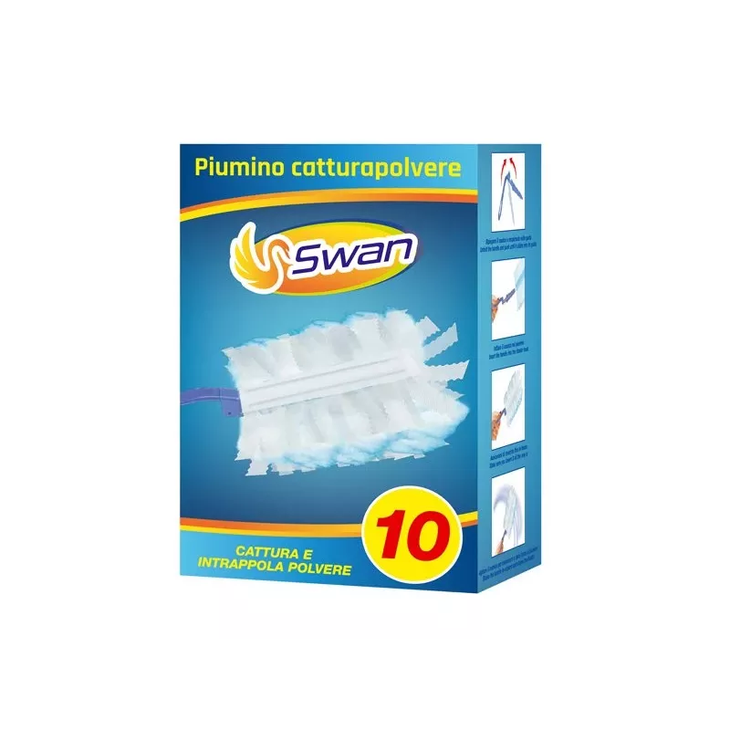 Beper C203PUL004 verenstofferset met 10 navullingen — handveger-set, verwisselbare microvezelkoppen